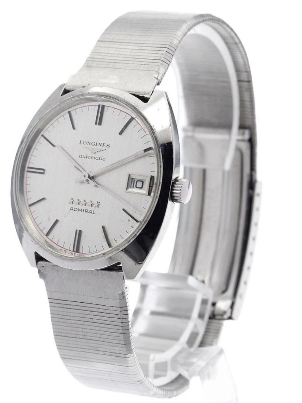 LONGINES Admiral 5 Star Date Silver Dial Automatic Men's Watch_941176